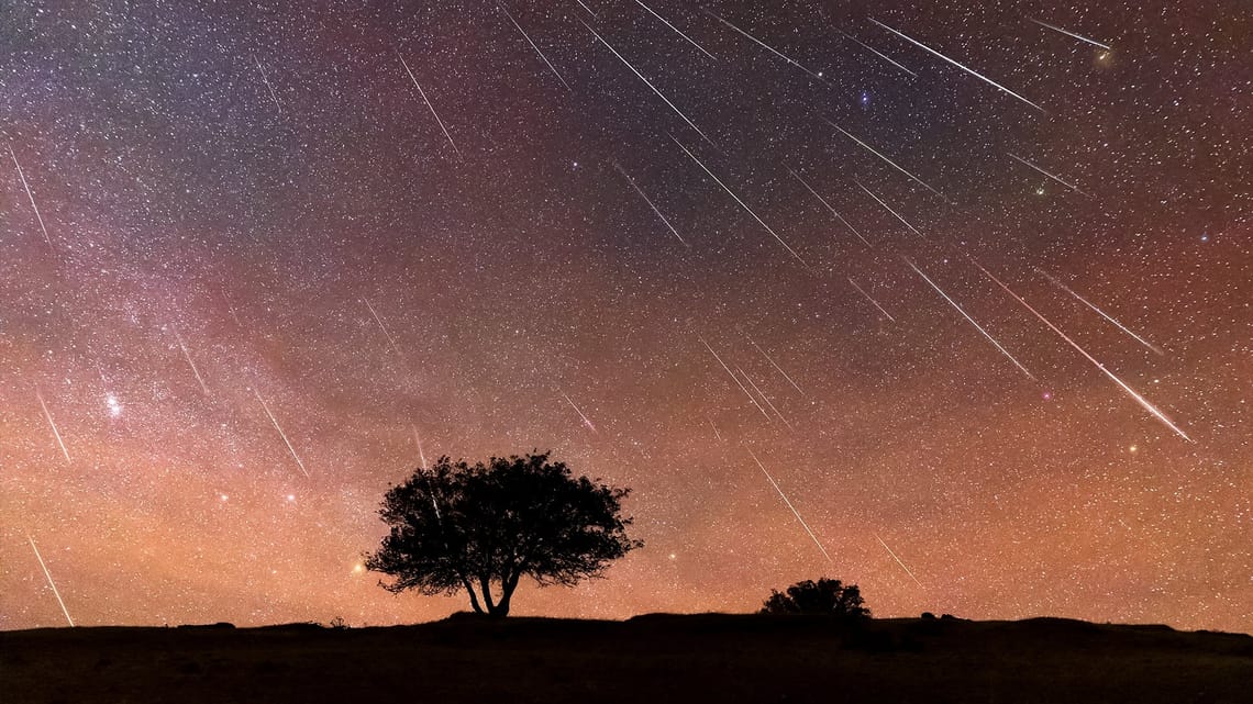 Las Perseidas o las populares “Lágrimas de San Lorenzo”. Foto: Starwalk space.