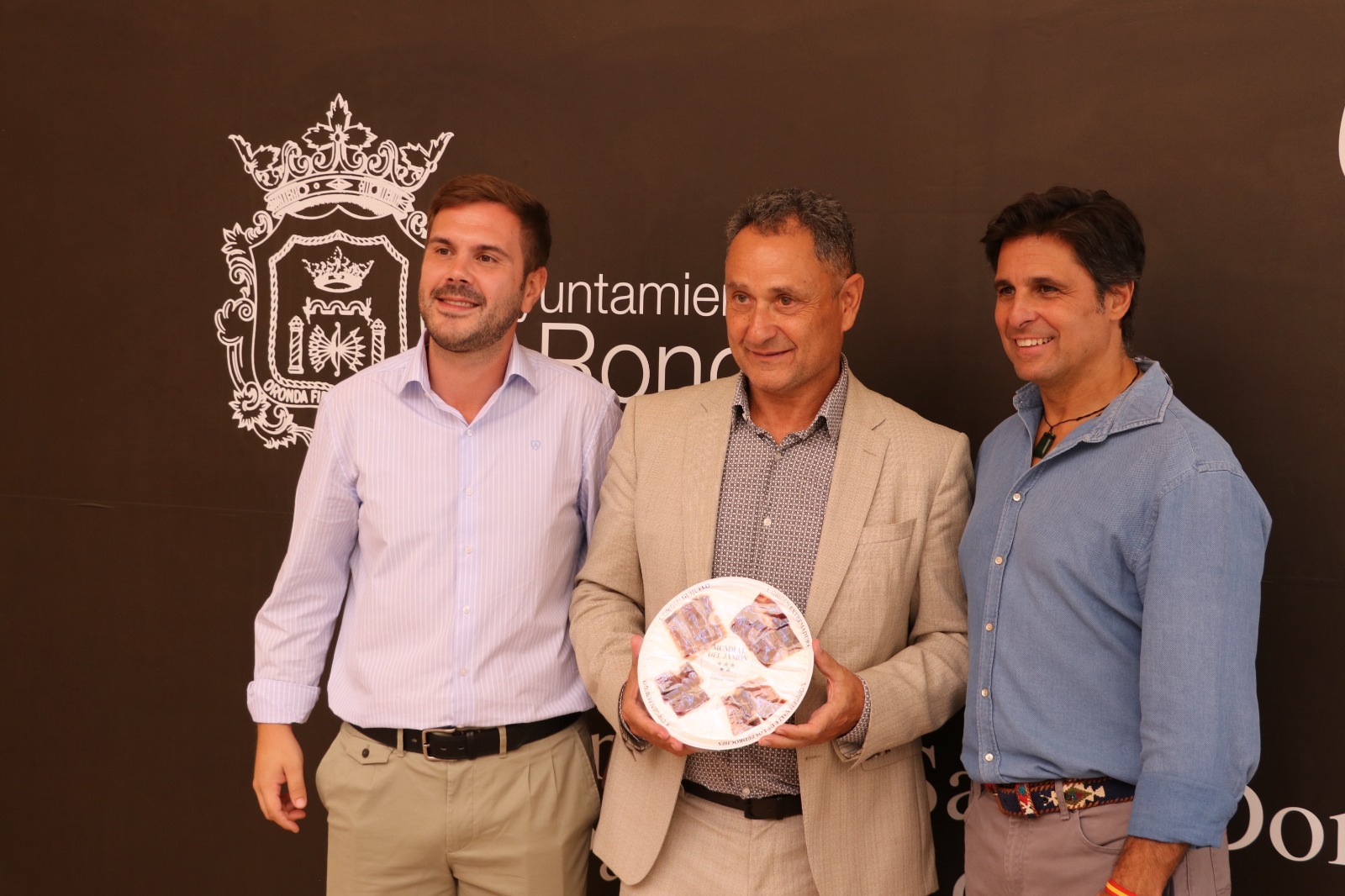 Ángel Martínez, Enrique Tomás y Francisco Rivera.