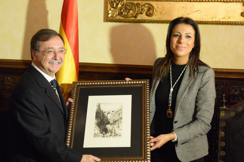 Imagen del inicio del hermanamiento entre Ceuta y Ronda en 2012.
