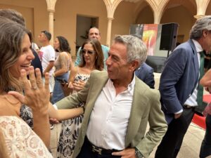 José Luis Sánchez 'El Turronero' en la Feria de Ronda.