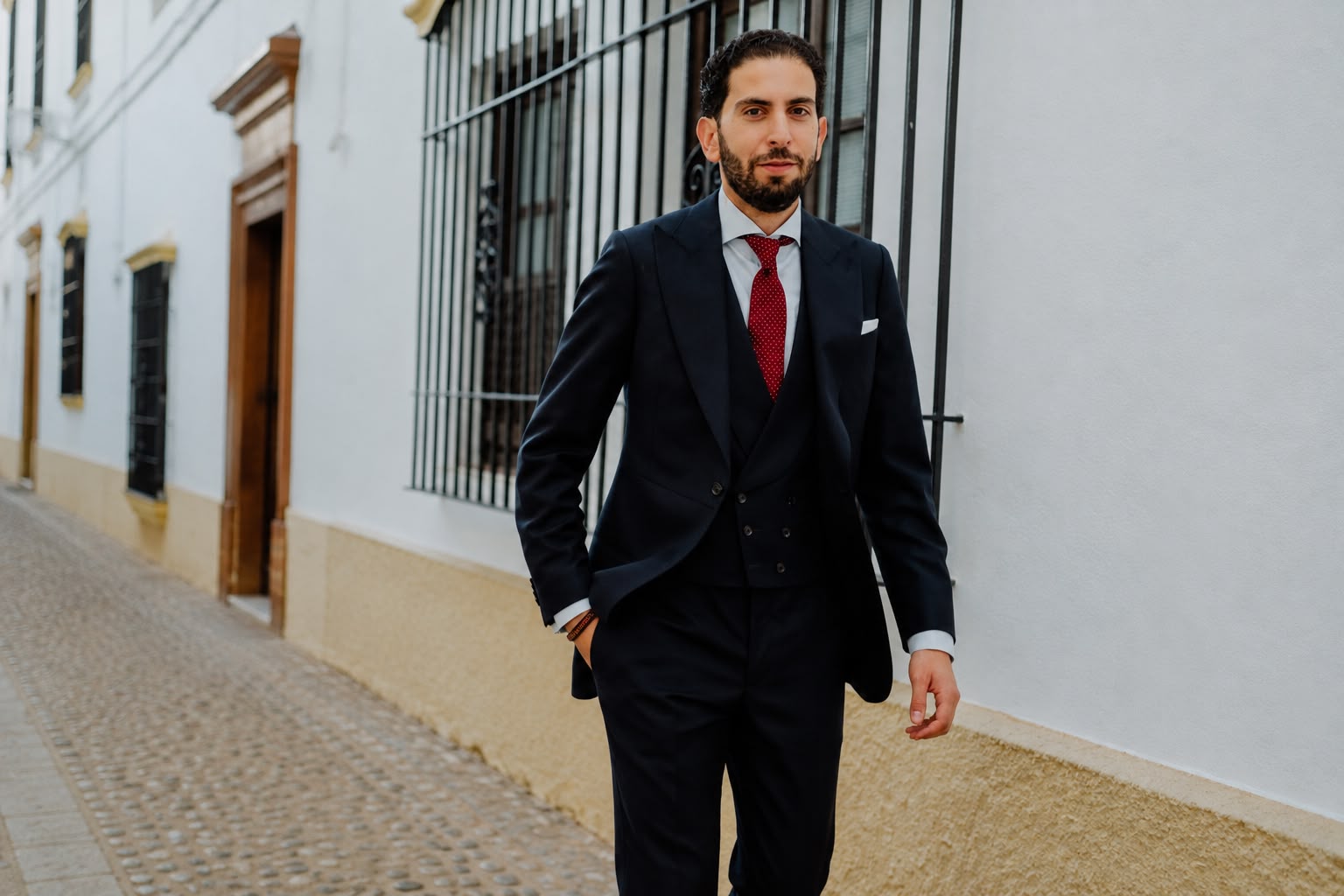 José Muñoz por las calles de Ronda.