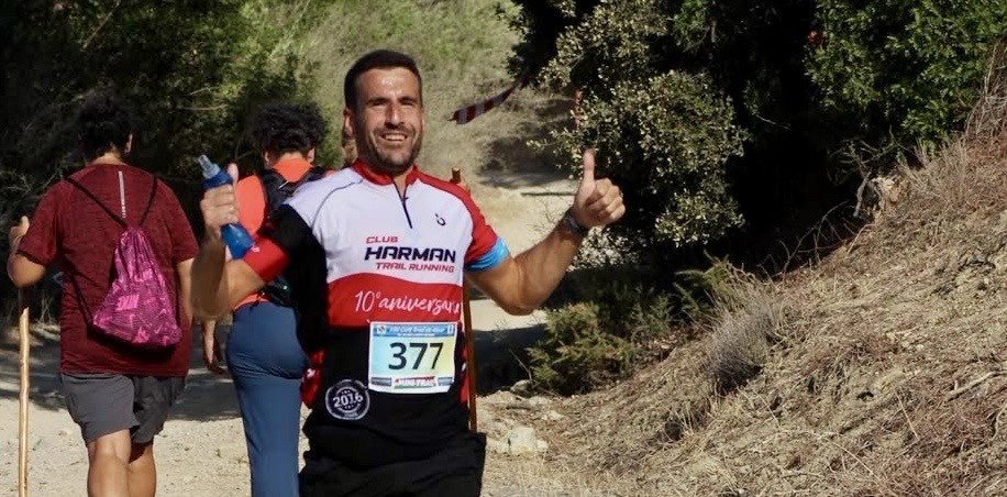 Uno de los corredores del Club Harman Trail Running.