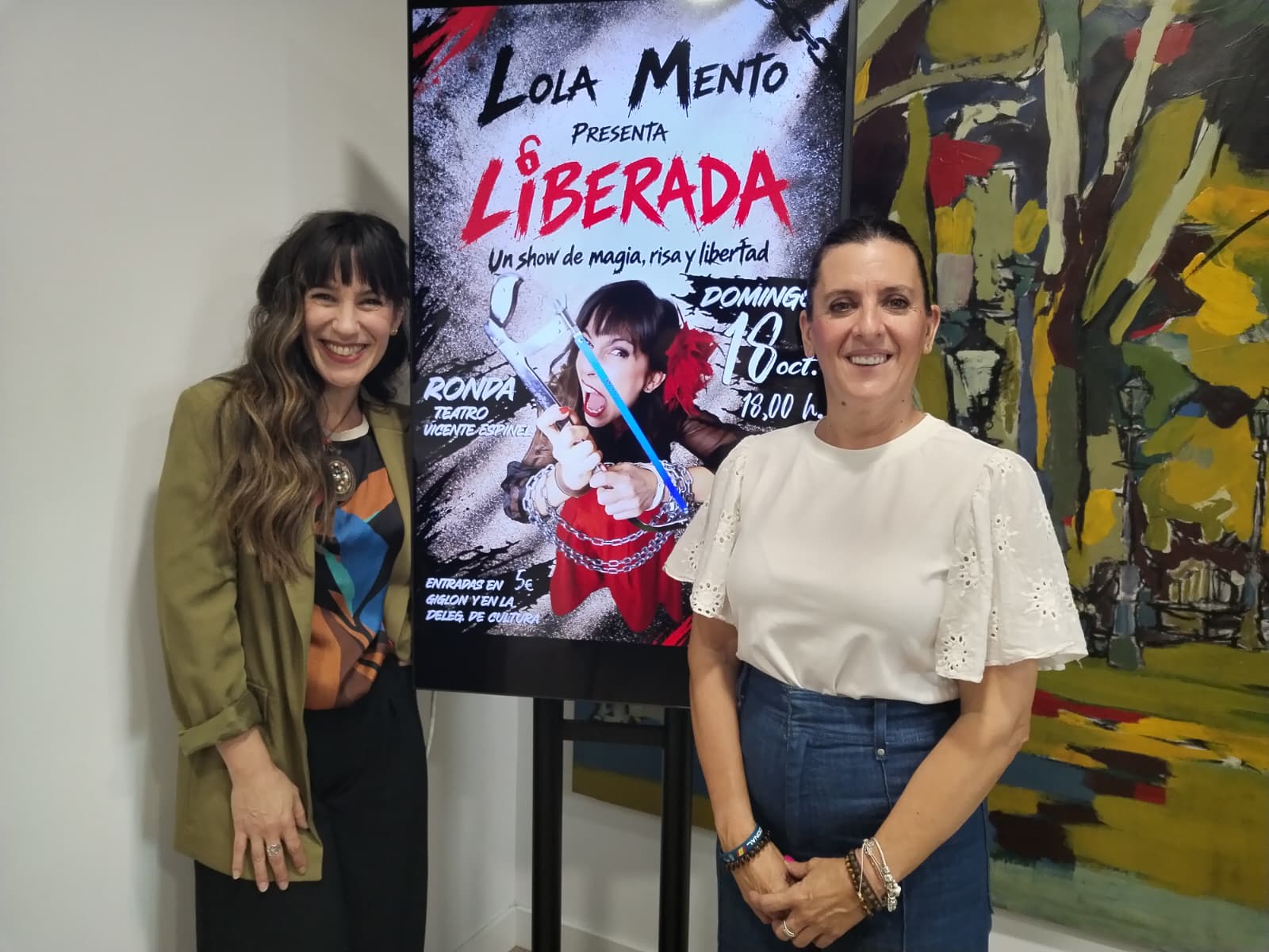 Rebeca Muñoz y Lola Mento.