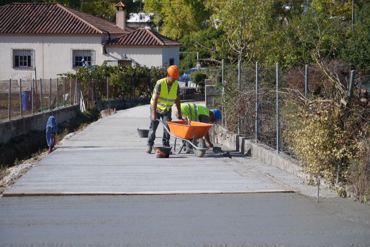 Obras realizadas en Benalauría.