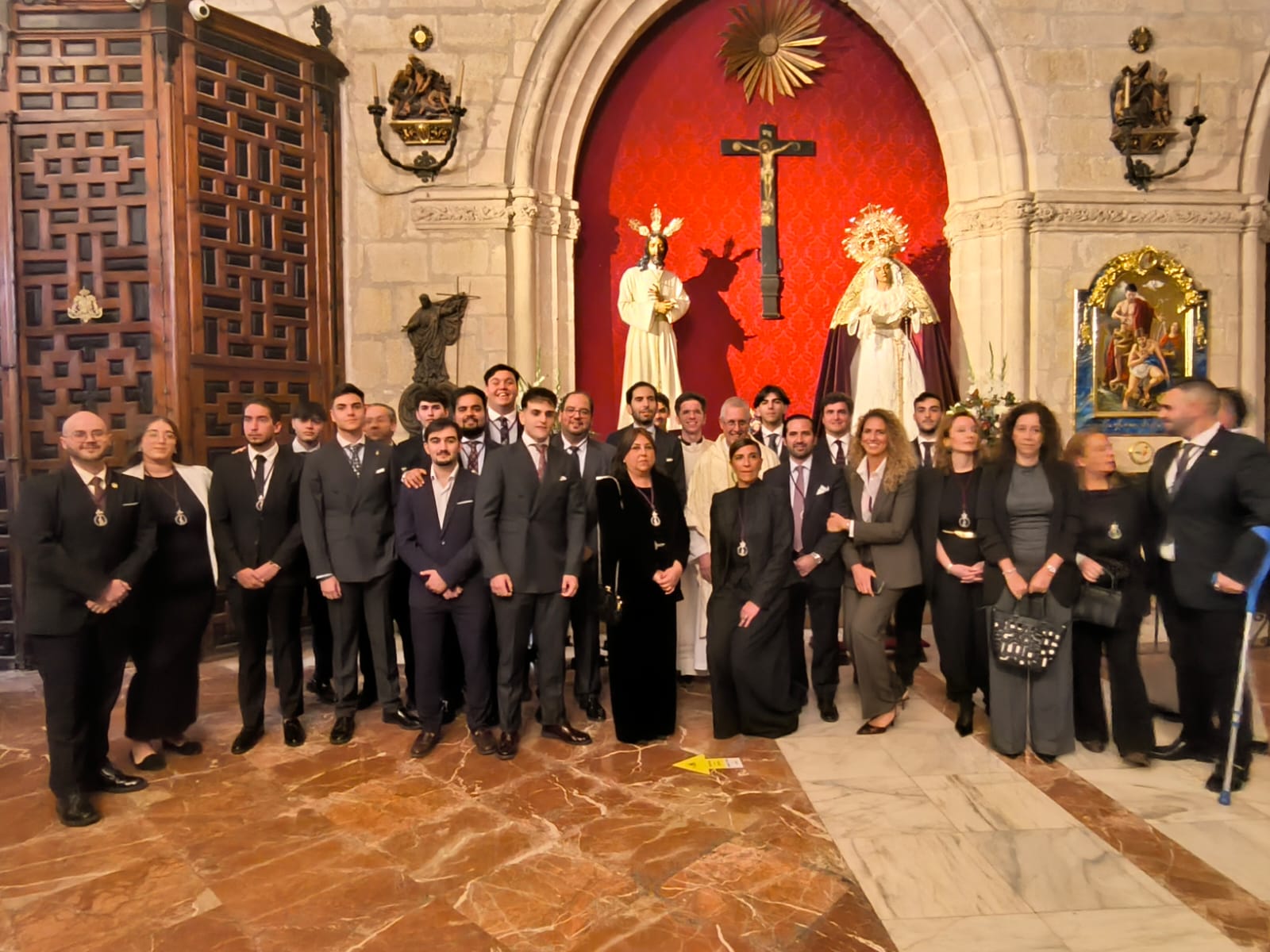 Nueva Junta de Gobierno de la cofradía.